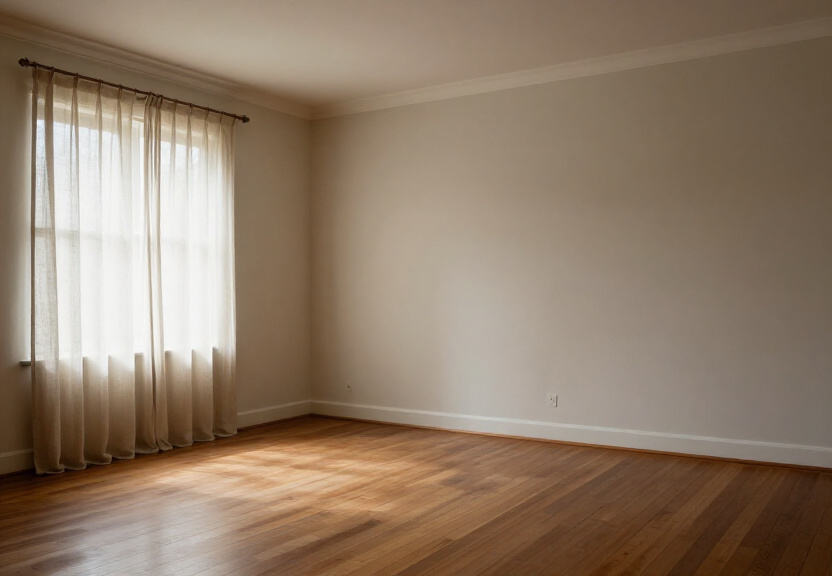 Clean, dry commercial area after professional water damage restoration